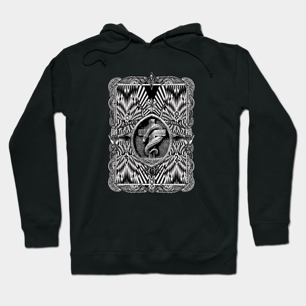 Coptic Serpent on the Cross Hoodie by Esoteric Origins